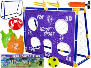 Futbolo rinkinys vaikams Kings Sport kaina ir informacija | Futbolo vartai ir tinklai | pigu.lt