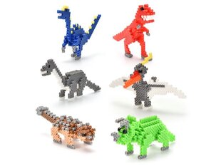 Lyginimo karoliukų kūrybinis rinkinys 3D Dinozaurai DK, 3000 d. kaina ir informacija | Lavinamieji žaislai | pigu.lt