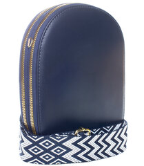 Маленькая стильная мини сумочка округлой формы 3 отделения 2 ремешка 17803-uniw цена и информация | Женские сумки | pigu.lt