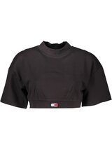 Tommy Hilfiger marškinėliai moterims DW0DW16111, juodi kaina ir informacija | Sportinė apranga moterims | pigu.lt