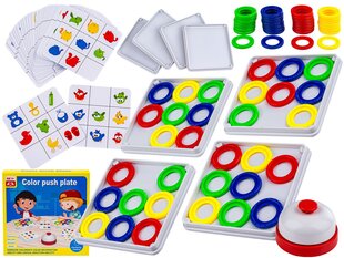 Edukacinis spalvų atitikimo žaidimas Color Push Plate Who's First Fast Discs, EN kaina ir informacija | Stalo žaidimai, galvosūkiai | pigu.lt