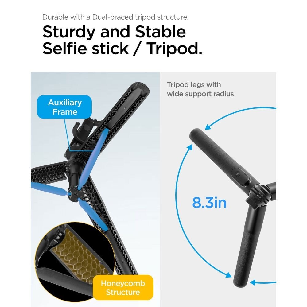 Spigen S560W kaina ir informacija | Asmenukių lazdos (selfie sticks) | pigu.lt