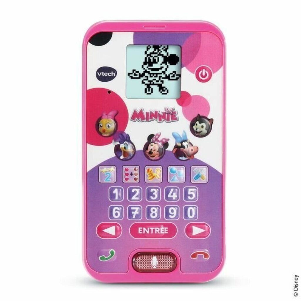 Interaktyvus žaislas išmanusis telefonas Vtech Minnie Mouse, prancūzų kalba kaina ir informacija | Lavinamieji žaislai | pigu.lt