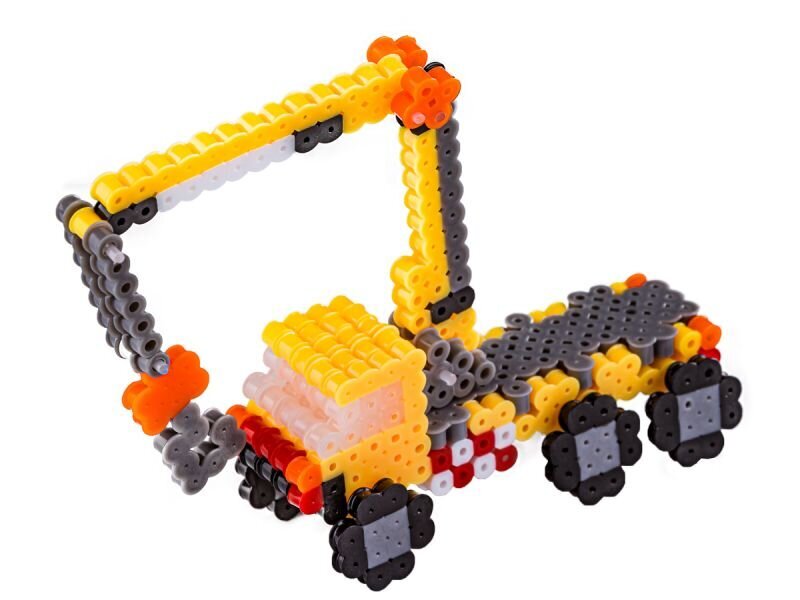 Lyginimo karoliukų kūrybinis rinkinys 3D automobilinis kranas DK, 457 d. kaina ir informacija | Lavinamieji žaislai | pigu.lt