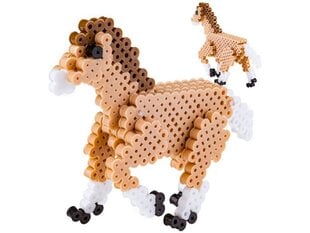 Lyginimo karoliukų kūrybinis rinkinys 3D arklys DK, 384 d. kaina ir informacija | Lavinamieji žaislai | pigu.lt