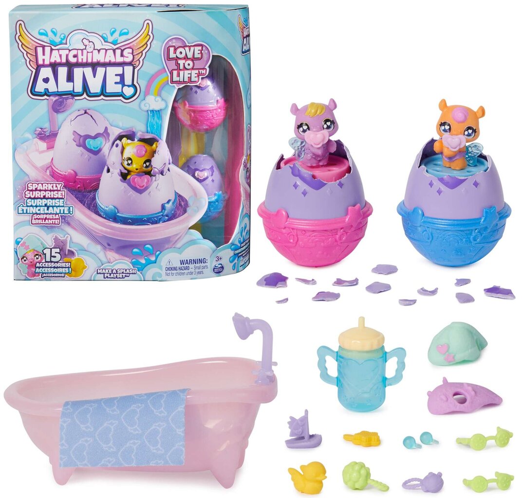 Figūrėlių rinkinys Hatchimals Alive! Love to Live kaina ir informacija | Žaislai mergaitėms | pigu.lt