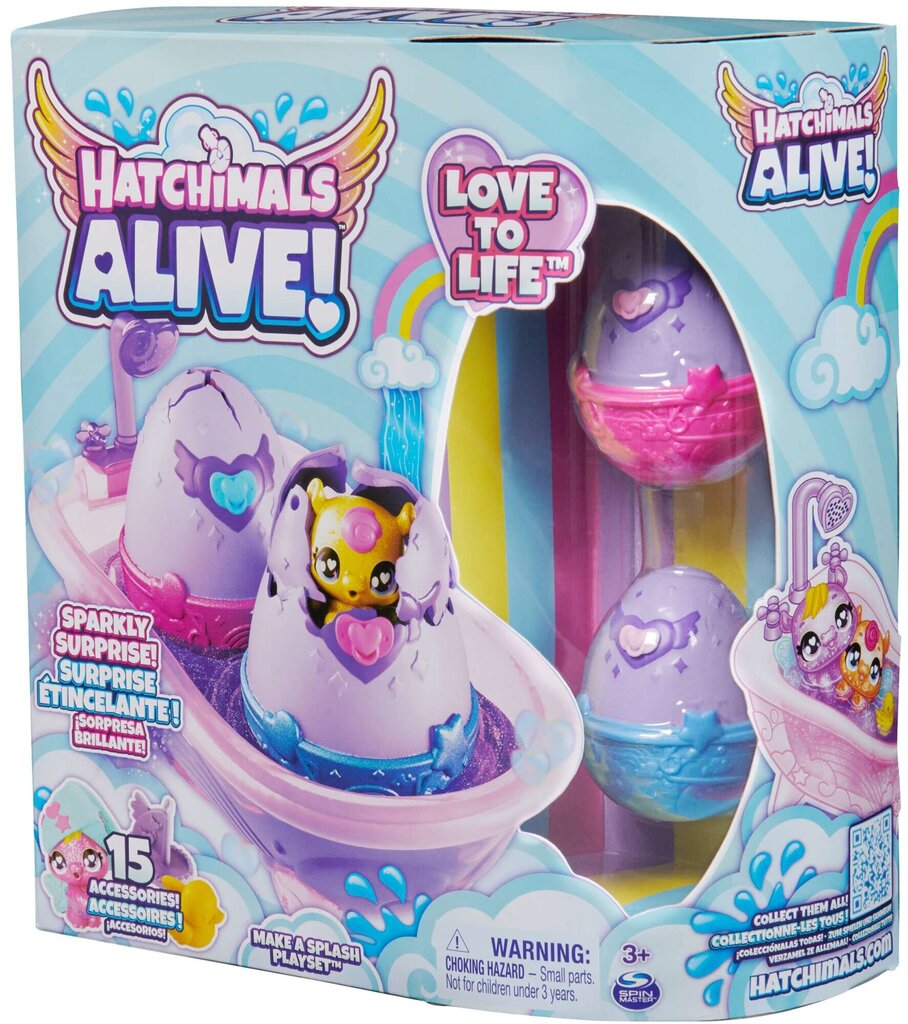 Figūrėlių rinkinys Hatchimals Alive! Love to Live kaina ir informacija | Žaislai mergaitėms | pigu.lt