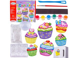 Kūrybinis magnetų gamybos rinkinys Color Day Cupcake kaina ir informacija | Lavinamieji žaislai | pigu.lt