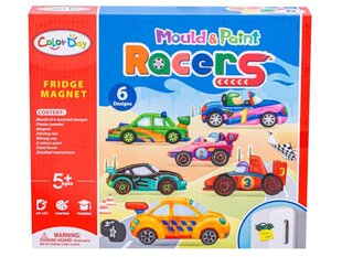 Kūrybinis magnetų gamybos rinkinys Color Day Racers kaina ir informacija | Lavinamieji žaislai | pigu.lt