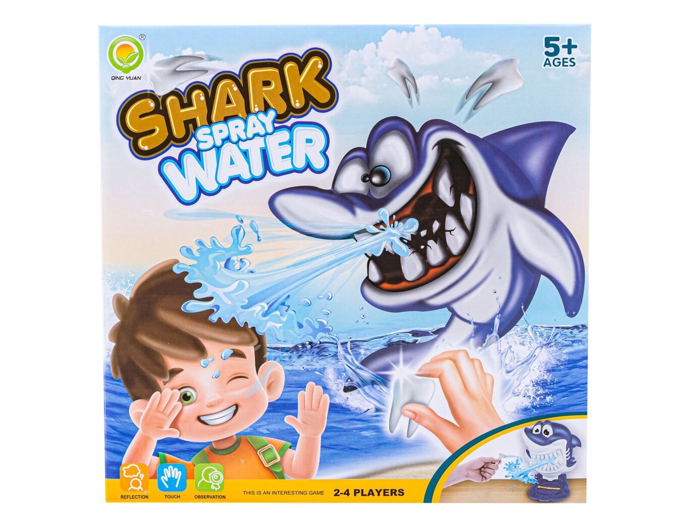 Šeimos arkadinis žaidimas Shark spray water kaina ir informacija | Stalo žaidimai, galvosūkiai | pigu.lt