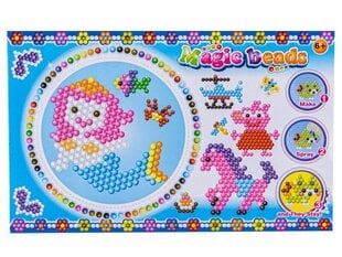 Kūrybinis rinkinys Magic beads Vandens karoliukai mozaika, 1000 d. цена и информация | Развивающие игрушки | pigu.lt