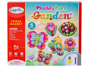 Kūrybinis magnetų gaminimo rinkinys Color Day Garden kaina ir informacija | Lavinamieji žaislai | pigu.lt