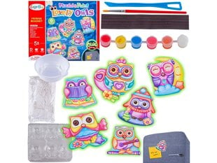 Kūrybinis magnetų gamybos rinkinys Color Day Lovely Owls kaina ir informacija | Lavinamieji žaislai | pigu.lt
