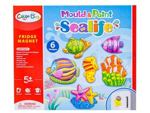 Kūrybinis magnetų kūrimo rinkinys Color Day Sealife kaina ir informacija | Lavinamieji žaislai | pigu.lt