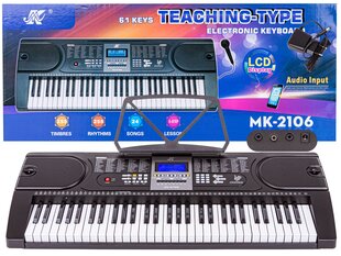 Pianino klaviatūra su mikrofonu MK-2106 цена и информация | Развивающие игрушки | pigu.lt