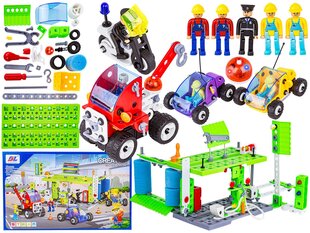 Transporto priemonės konstruktorius 10in1, 340d. kaina ir informacija | Žaislai berniukams | pigu.lt