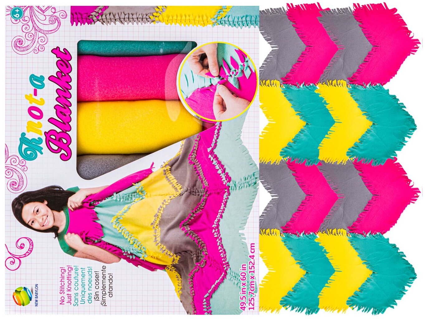 Kūrybinis antklodės siuvimo rinkinys New Babylon kaina ir informacija | Lavinamieji žaislai | pigu.lt