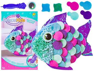 Kūrybinis pagalvėlės siuvimo rinkinys New Babylon Žuvis kaina ir informacija | Lavinamieji žaislai | pigu.lt