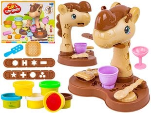 Kūrybinis rinkinys su plastilino mase Happy Toys Cute Giraffe цена и информация | Развивающие игрушки | pigu.lt