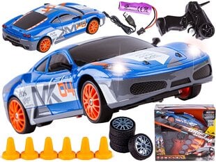 RC drifto automobilis 4WD Blue Ferrari kaina ir informacija | Žaislai berniukams | pigu.lt