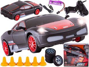 RC drifto automobilis 4WD Red & black ferrari kaina ir informacija | Žaislai berniukams | pigu.lt