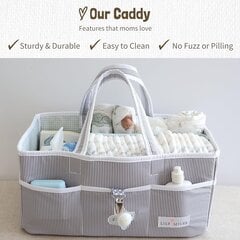 Krepšys kūdikių reikmenims Lily Miles kaina ir informacija | Vežimėlių priedai | pigu.lt