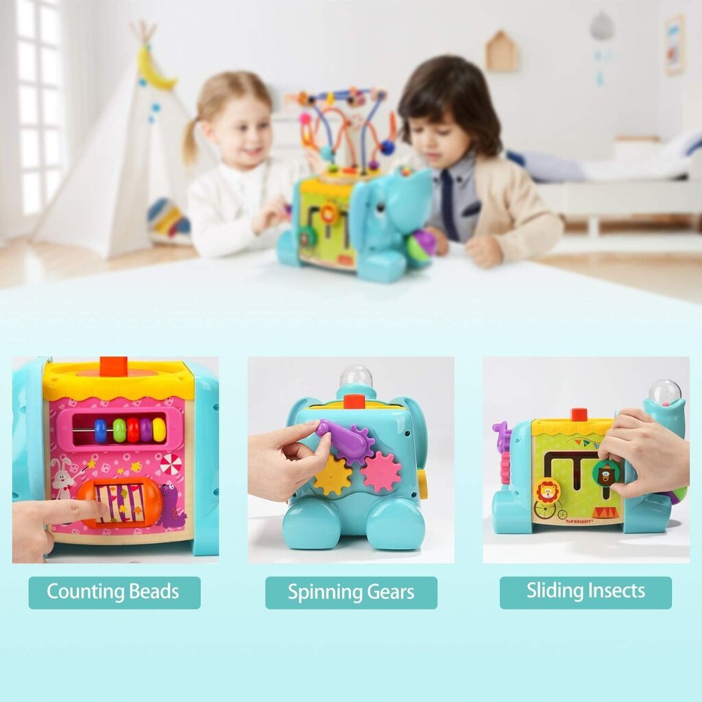 Interaktyvus žaislas vaikams Topbright Elephant kaina ir informacija | Žaislai kūdikiams | pigu.lt