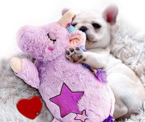 Pliušinis širdies plakimo žaislas šunims Unicorn kaina ir informacija | Žaislai šunims | pigu.lt