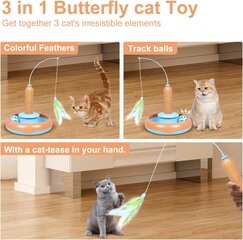 Elektroninis interaktyvus žaislas katėms kaina ir informacija | Žaislai katėms | pigu.lt