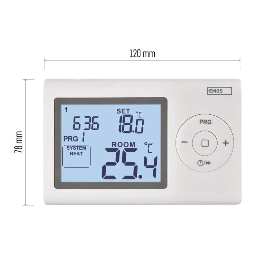 Laidinis programuojamas termostatas EMOS P5607 kaina ir informacija | Laikmačiai, termostatai | pigu.lt