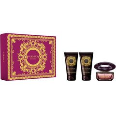 Kosmetikos rinkinys Versace Crystal Noir moterims: tualetinis vanduo EDT, 50 ml + dušo želė, 50 ml + kūno losjonas, 50 ml kaina ir informacija | Kūno kremai, losjonai | pigu.lt