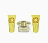 Kosmetikos rinkinys Versace Yellow Diamond moterims: tualetinis vanduo EDT, 50 ml + kūno losjonas, 50 ml + dušo želė, 50 ml цена и информация | Kūno kremai, losjonai | pigu.lt