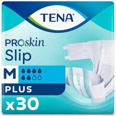 Подгузники для взрослых Tena Slip ProSkin Plus, размер M, 30 шт цена и информация | Подгузники, прокладки, одноразовые пеленки для взрослых | pigu.lt