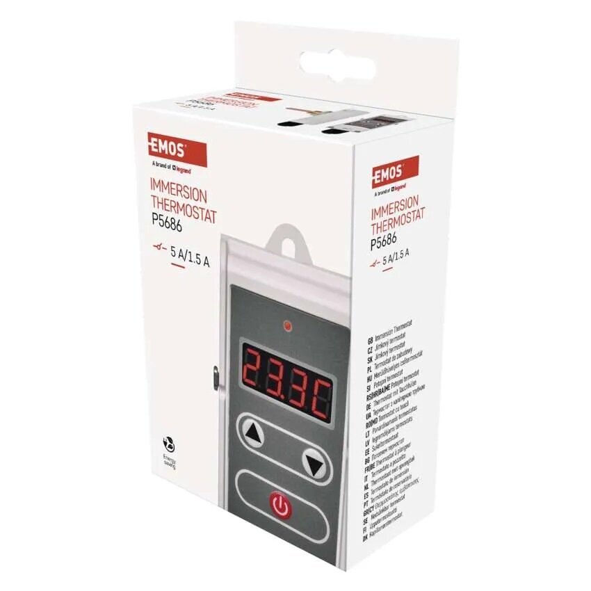 Įmerkiamas skaitmeninis termostatas EMOS P5686 kaina ir informacija | Laikmačiai, termostatai | pigu.lt