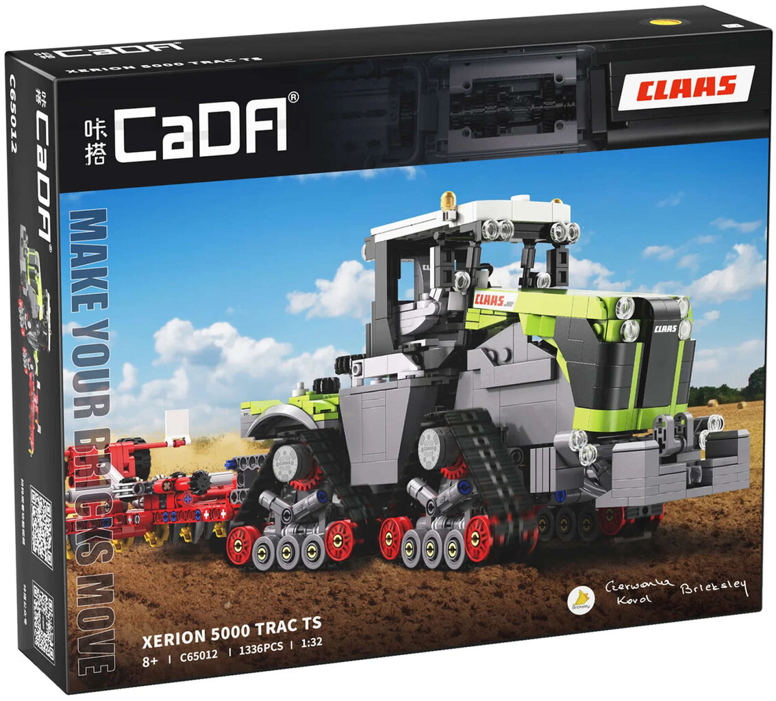 Statybinės kaladėlės Traktorius Claas Xerion 5000 Trac Ts CaDa, C65012W, 1336 d. kaina ir informacija | Konstruktoriai ir kaladėlės | pigu.lt