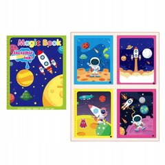 Vandens spalvinimo knyga su žymekliu kosmosas kaina ir informacija | Žaislai kūdikiams | pigu.lt