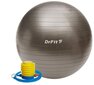 Gimnastinis fitneso kamuolys su pompa DrFit, 75cm, rudas kaina ir informacija | Gimnastikos kamuoliai | pigu.lt