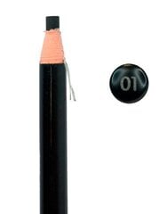 Antakių pieštukas BrowXenna Contour Wrap, 01 Ebony kaina ir informacija | Antakių dažai, pieštukai | pigu.lt