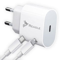 Reagle Cube RCHAR21 USB-C/Lightning kaina ir informacija | Krovikliai telefonams | pigu.lt