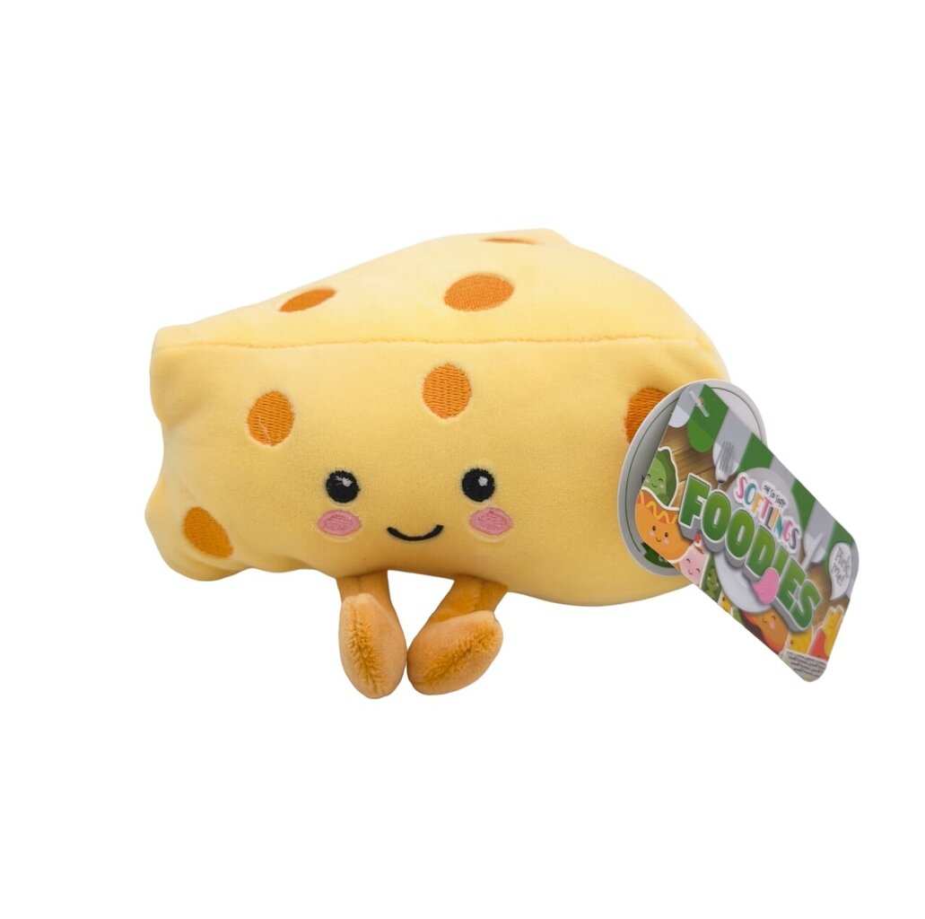 Pliušinis sūris Softlings Foodies, 18 cm kaina ir informacija | Minkšti (pliušiniai) žaislai | pigu.lt