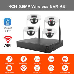 Vaizdo stebėjimo kamerų rinkinys + tinklo vaizdo įrašymo įrenginys Anxinshi kaina ir informacija | Stebėjimo kameros | pigu.lt