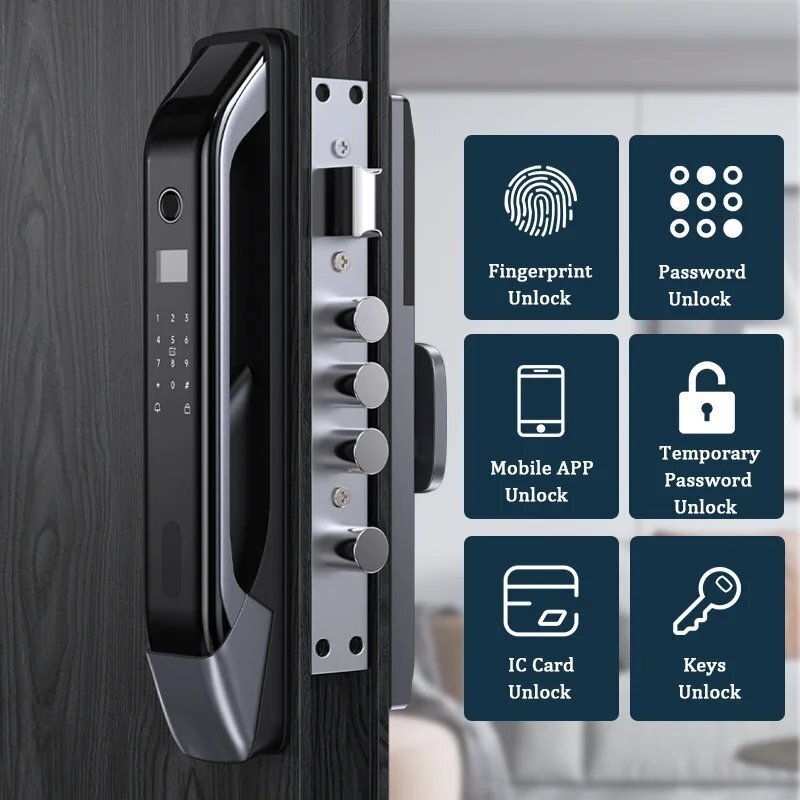 Smart biometrinis durų užraktas su kamera Harmony Hill's цена и информация | Apsaugos sistemų priedai | pigu.lt