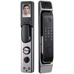 Smart biometrinis durų užraktas su kamera Sorea kaina ir informacija | Apsaugos sistemų priedai | pigu.lt