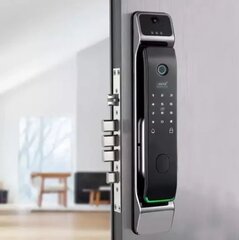 Биометрический дверной замок с камерой Smart цена и информация | Принадлежности для систем безопасности | pigu.lt
