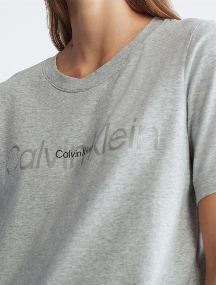 Calvin Klein naktinukai moterims QS6896E-P7A, pilki kaina ir informacija | Naktiniai, pižamos moterims | pigu.lt