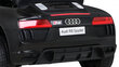 Vienvietis elektromobilis vaikams Audi R, juodas kaina ir informacija | Elektromobiliai vaikams | pigu.lt