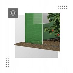 Теплица "Gregman", 10 м², 395 x 246 cм,  зеленая цена и информация | Теплицы | pigu.lt
