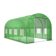 Теплица "Gregman",18 м², 600 x 300 cм,  зеленая цена и информация | Теплицы | pigu.lt