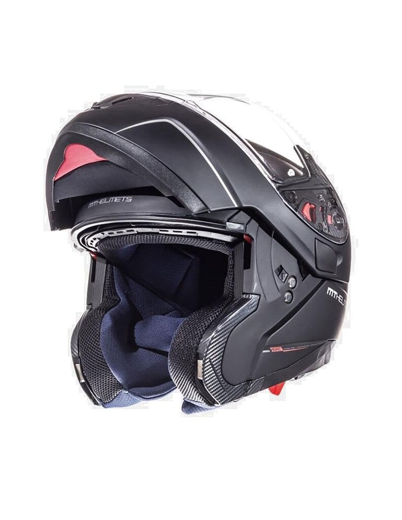 Motociklininko šalmas MT Helmets Atom SV Solid Matt Black L kaina ir informacija | Moto šalmai | pigu.lt