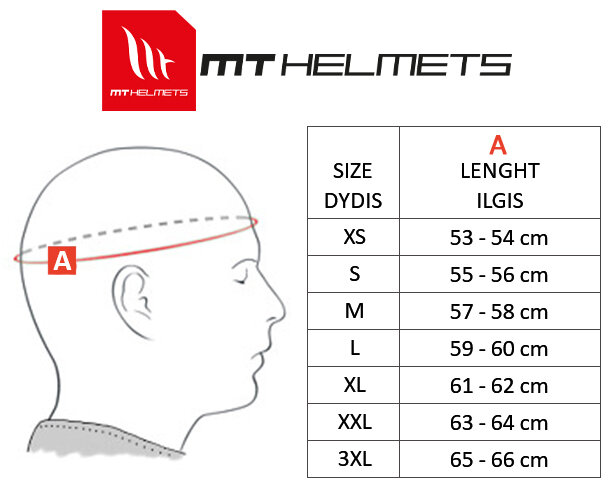 Motociklininko šalmas MT Helmets Atom SV Quark B5 L kaina ir informacija | Moto šalmai | pigu.lt